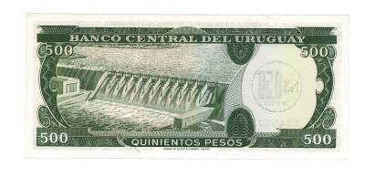 Uruguay 0,50 Nuevos Pesos 1975 (Overprint) ÇİL YKP7771 - 2