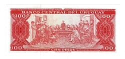 Uruguay 100 Pesos 1967 ÇİL YKP8165 - 2