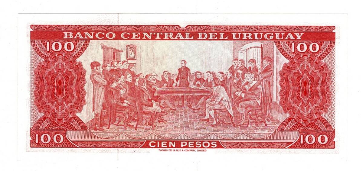 Uruguay 100 Pesos 1967 ÇİL YKP8165 - 2