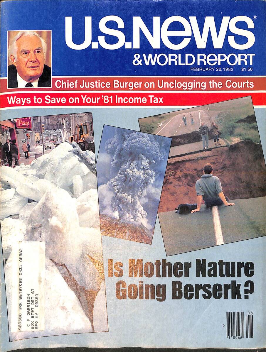 U.S. News & World Report February 22, 1982 – U.S. Allies Close Ranks on Poland – Why Reagan SeeksBuildup of Chemical Arms NDR100852 - 1