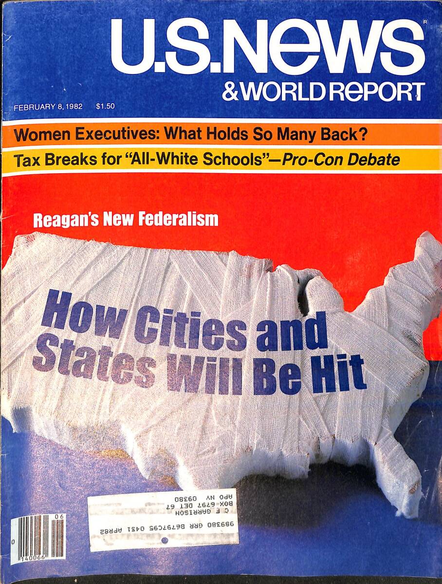 U.S. News & World Report February 8, 1982 – Rickover: A Sailor's Stormy Farewell – The Kremlin Loses Its No. 2 Figure NDR100855_Kopya(1) - 1