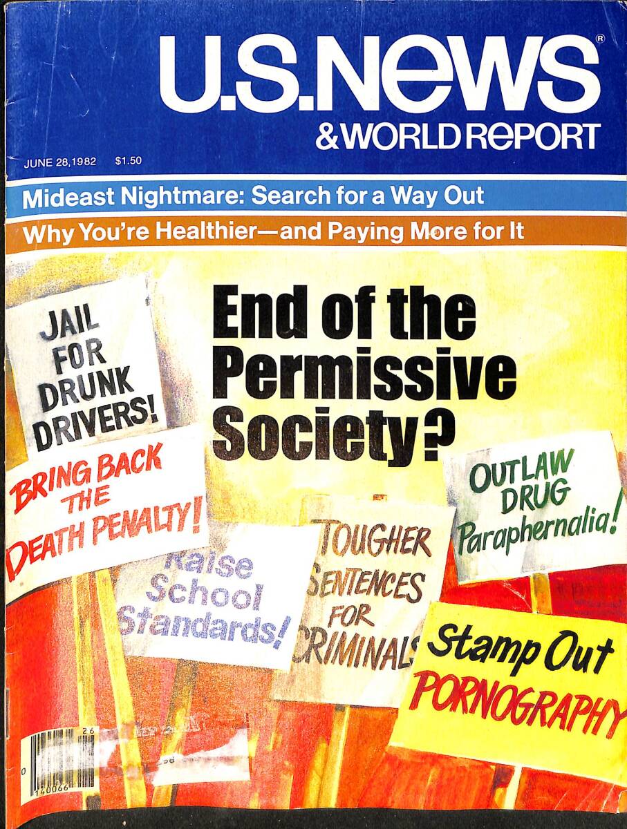 U.S. News & World Report June 28, 1982 – Saudis' New King Walks a Tightrope – Court: Illegal Aliens Have Rights, Too NDR100856 - 1