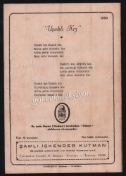 Uşaklı Kız Şarkı Notası EFM181 - 5