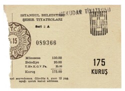 Üsküdar Tiyatrosu Eski Bileti EFM372 - 3