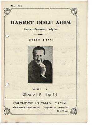 Uşşak Şarkı - Hasret Dolu Ahım Nota Kitapçığı EFM1959 - 4