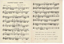 Uşşak Şarkı - Hasret Dolu Ahım Nota Kitapçığı EFM1959 - 6