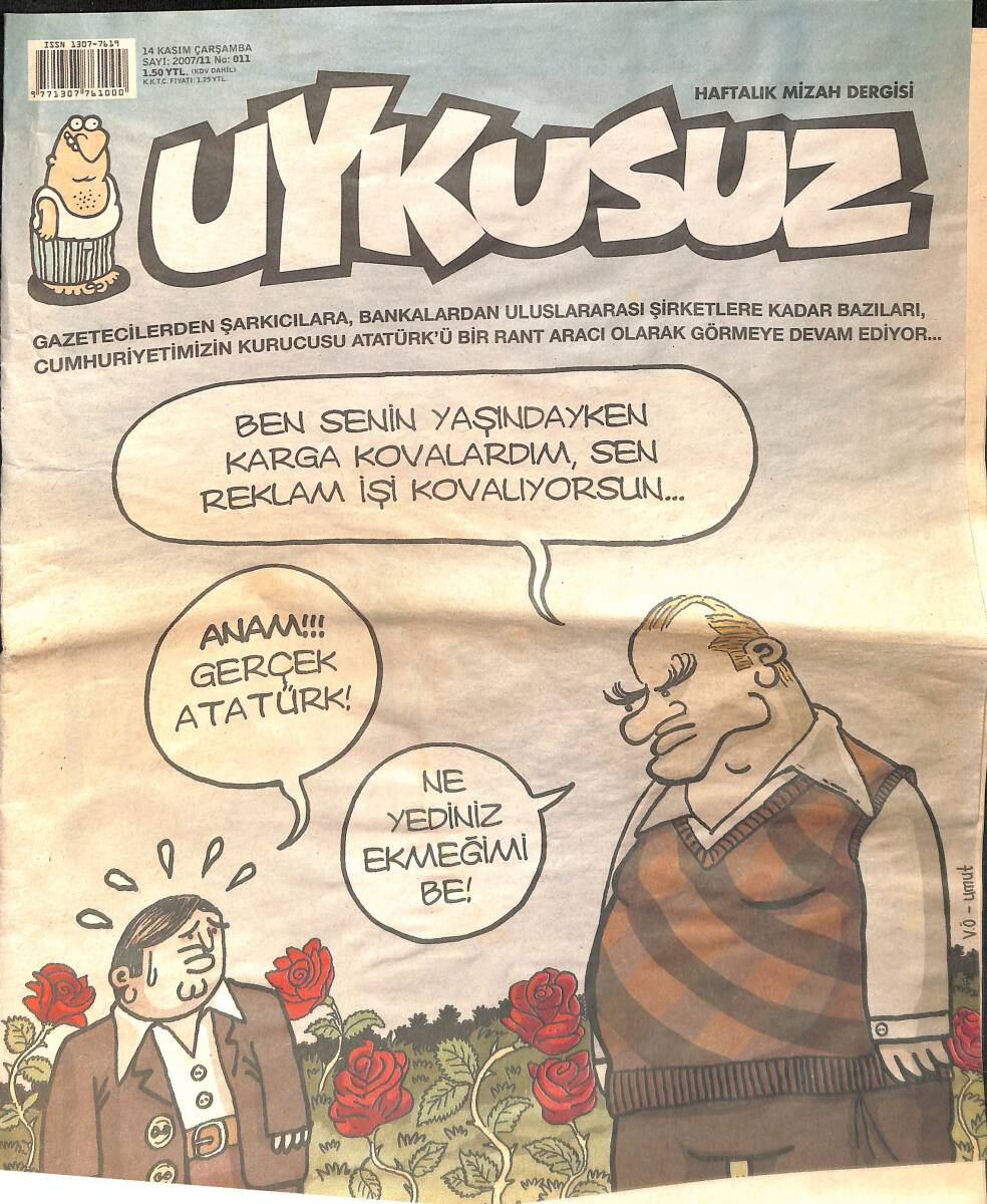 Uykusuz Mizah Dergisi 14 Kasım 2007 No: 011 NDR98507 - 1