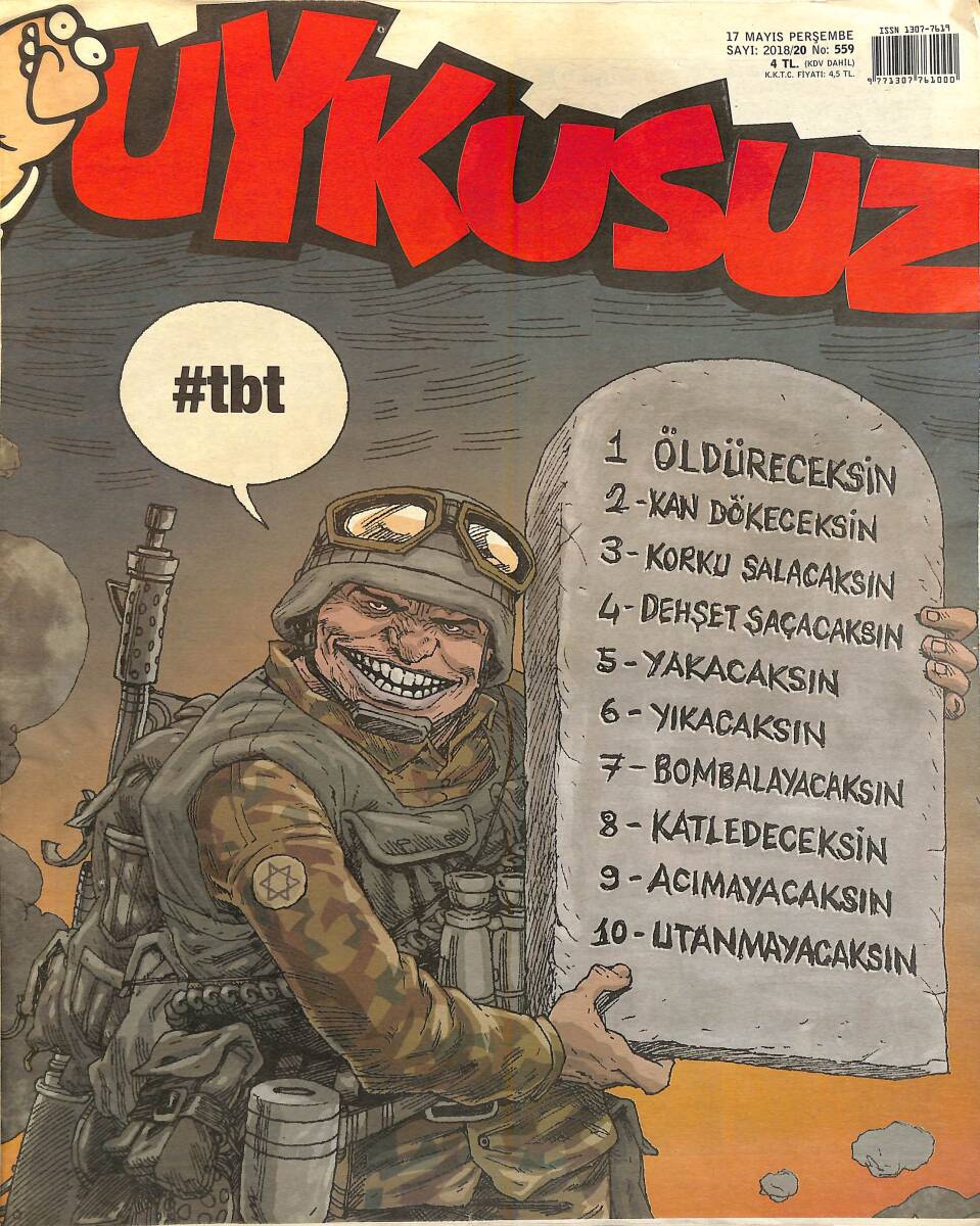 Uykusuz Mizah Dergisi 17 Mayıs 2018 Sayı 20 NDR96456 - 1