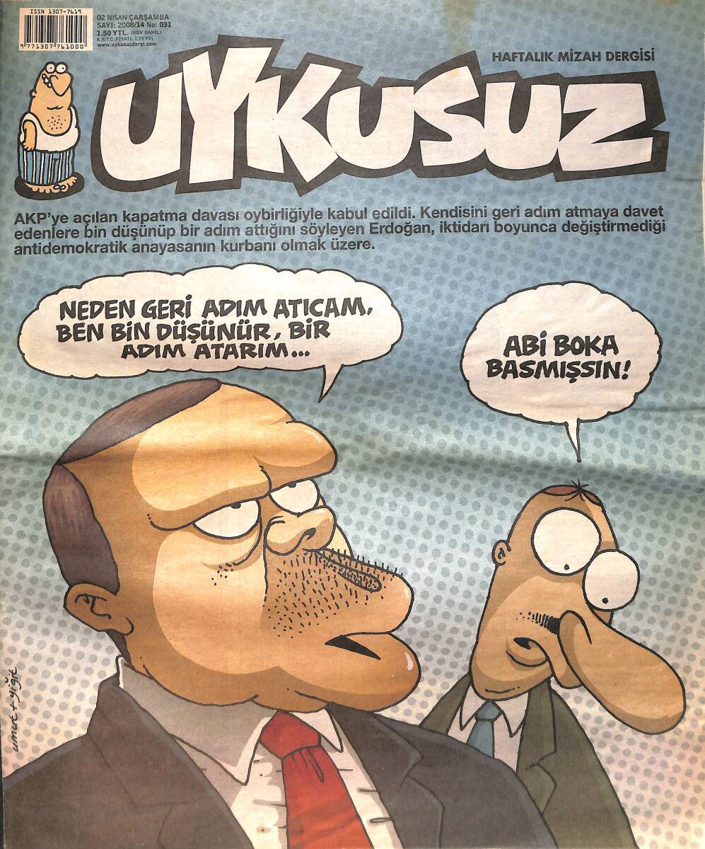 Uykusuz Mizah Dergisi 2 Nisan 2008 No: 031 NDR98514 - 1