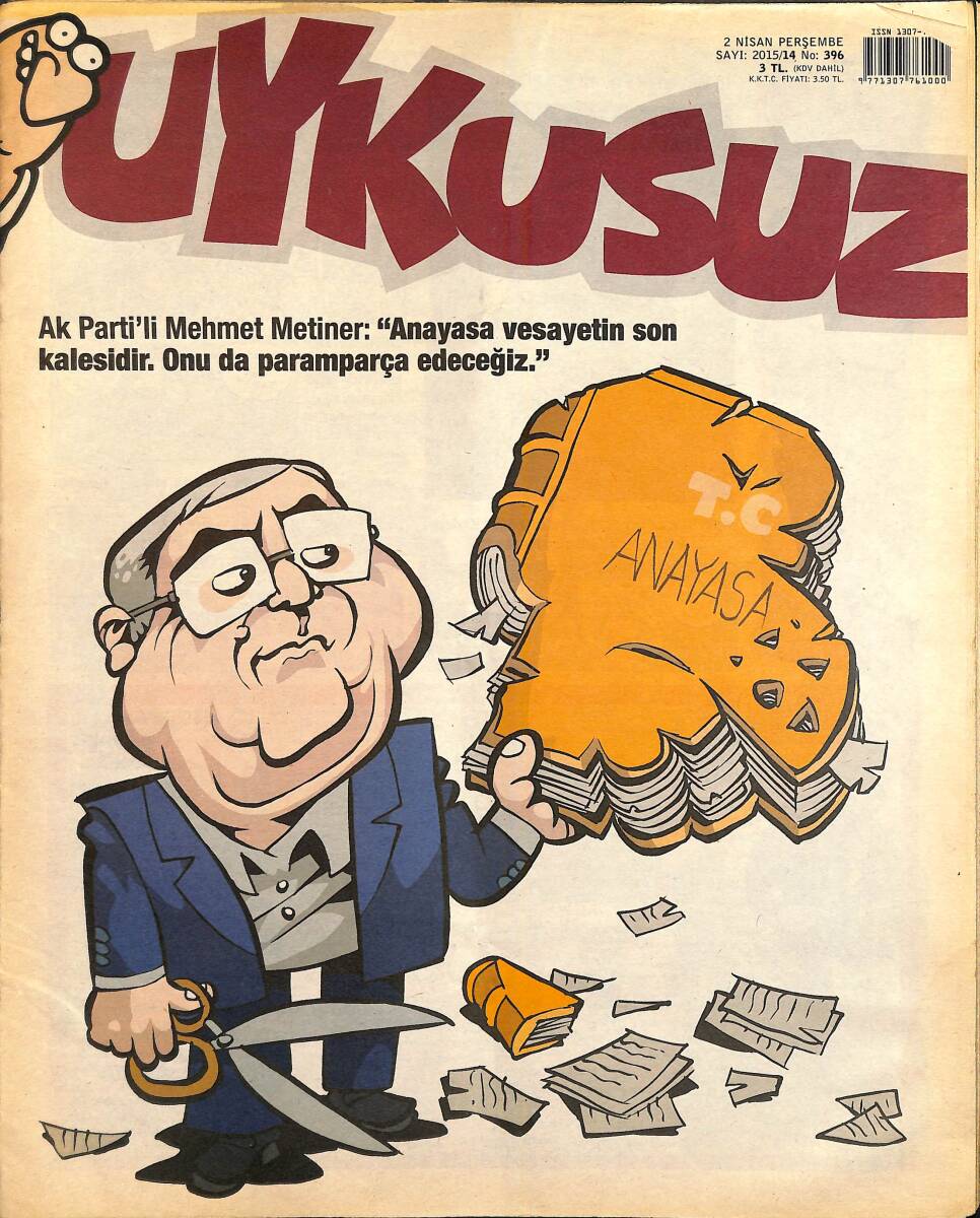 Uykusuz Mizah Dergisi 2 Nisan 2015 Sayı 14 NDR96491 - 1