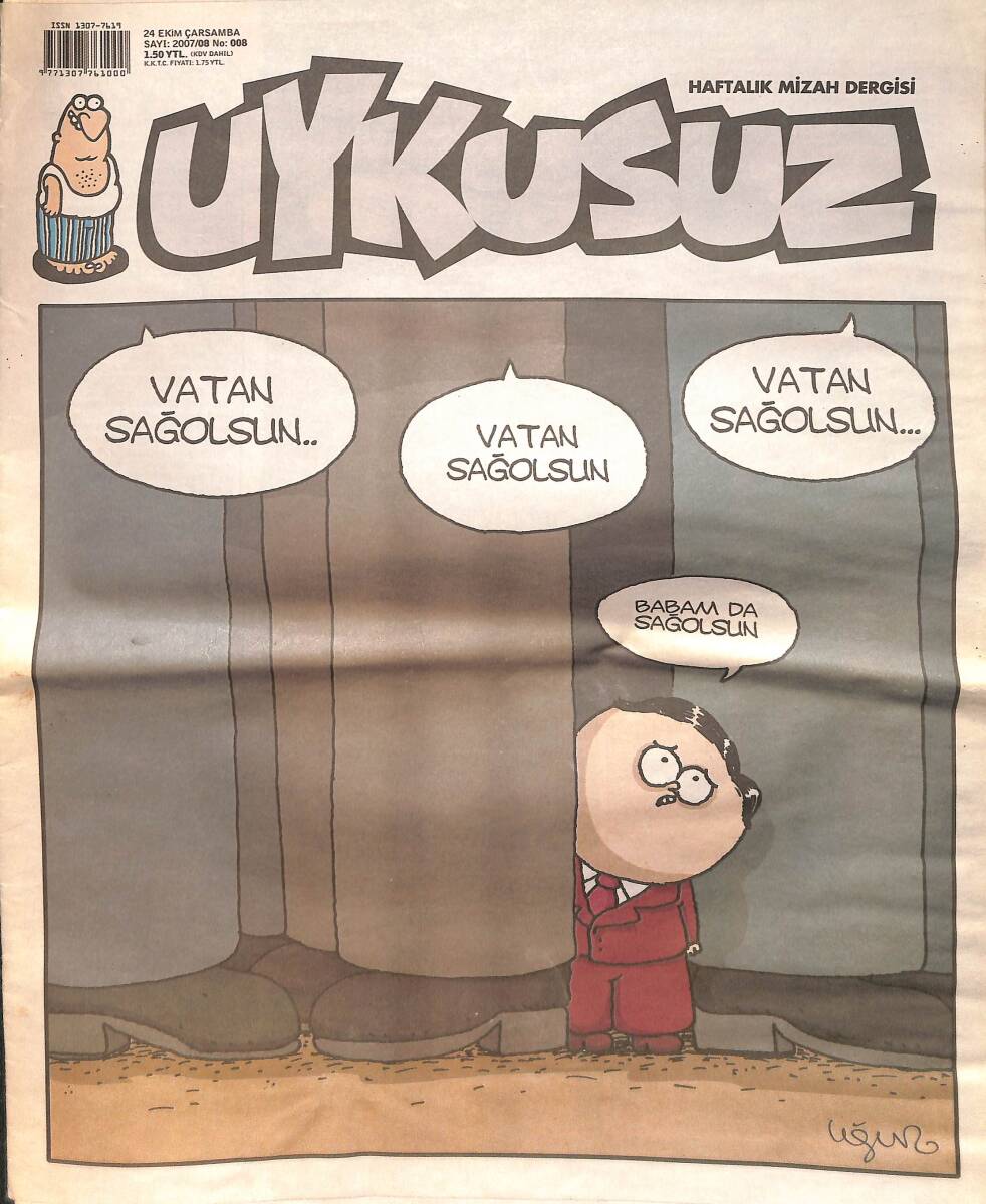 Uykusuz Mizah Dergisi 24 Ekim 2007 No: 008 NDR98515 - 1