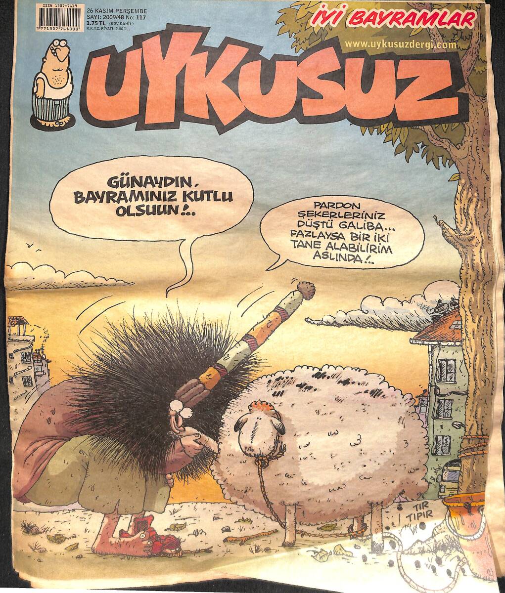 Uykusuz Mizah Dergisi 26 Kasım 2009 No: 117 NDR98511 - 1