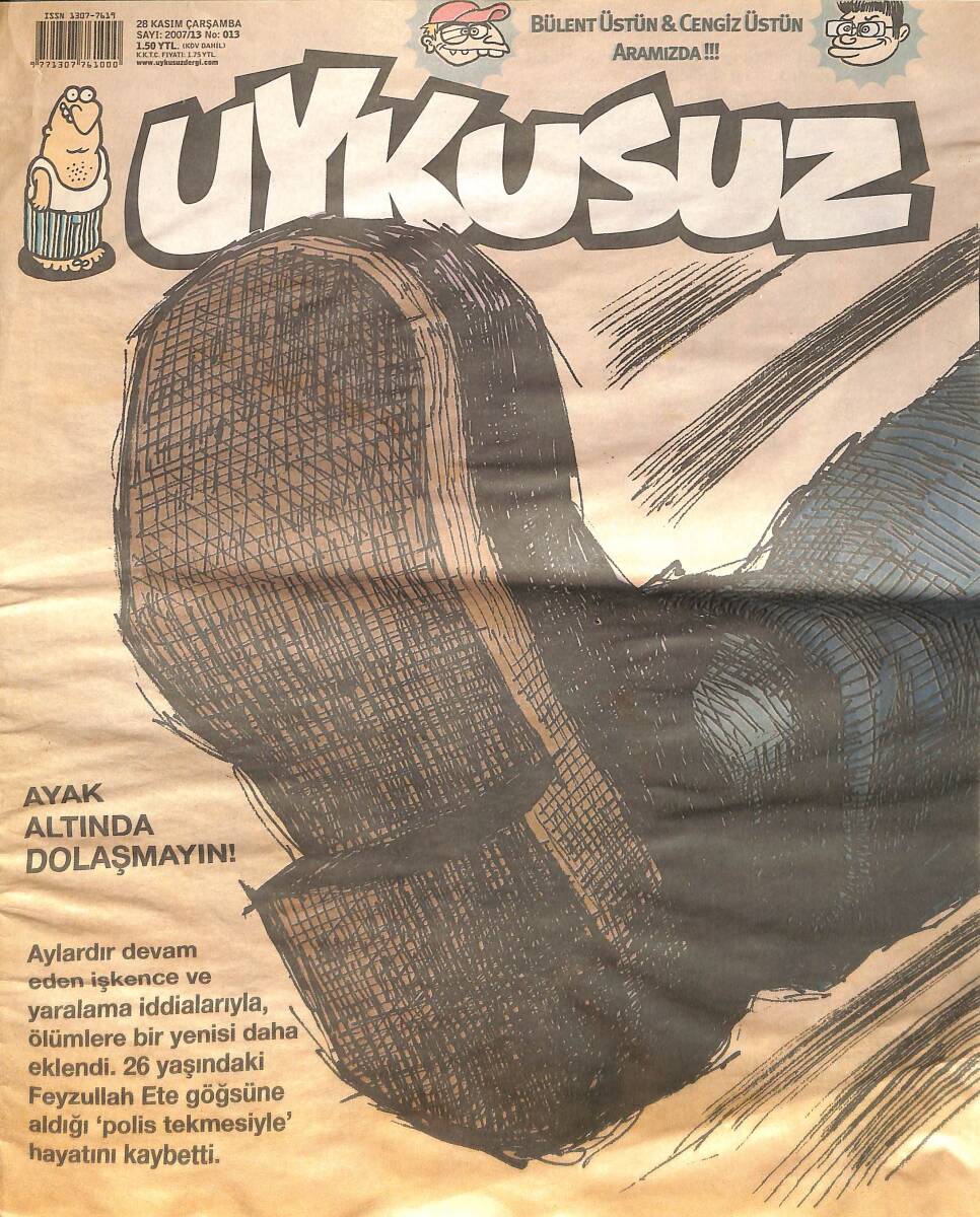 Uykusuz Mizah Dergisi 28 Kasım 2007 No: 013 NDR98506 - 1