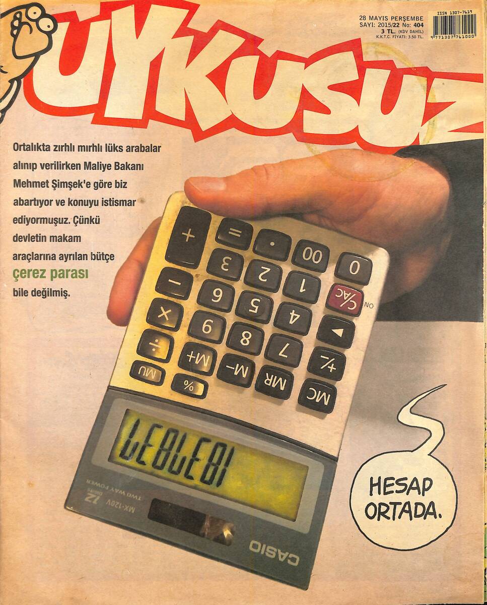Uykusuz Mizah Dergisi 28 Mayıs 2015 Sayı 22 NDR96483 - 1