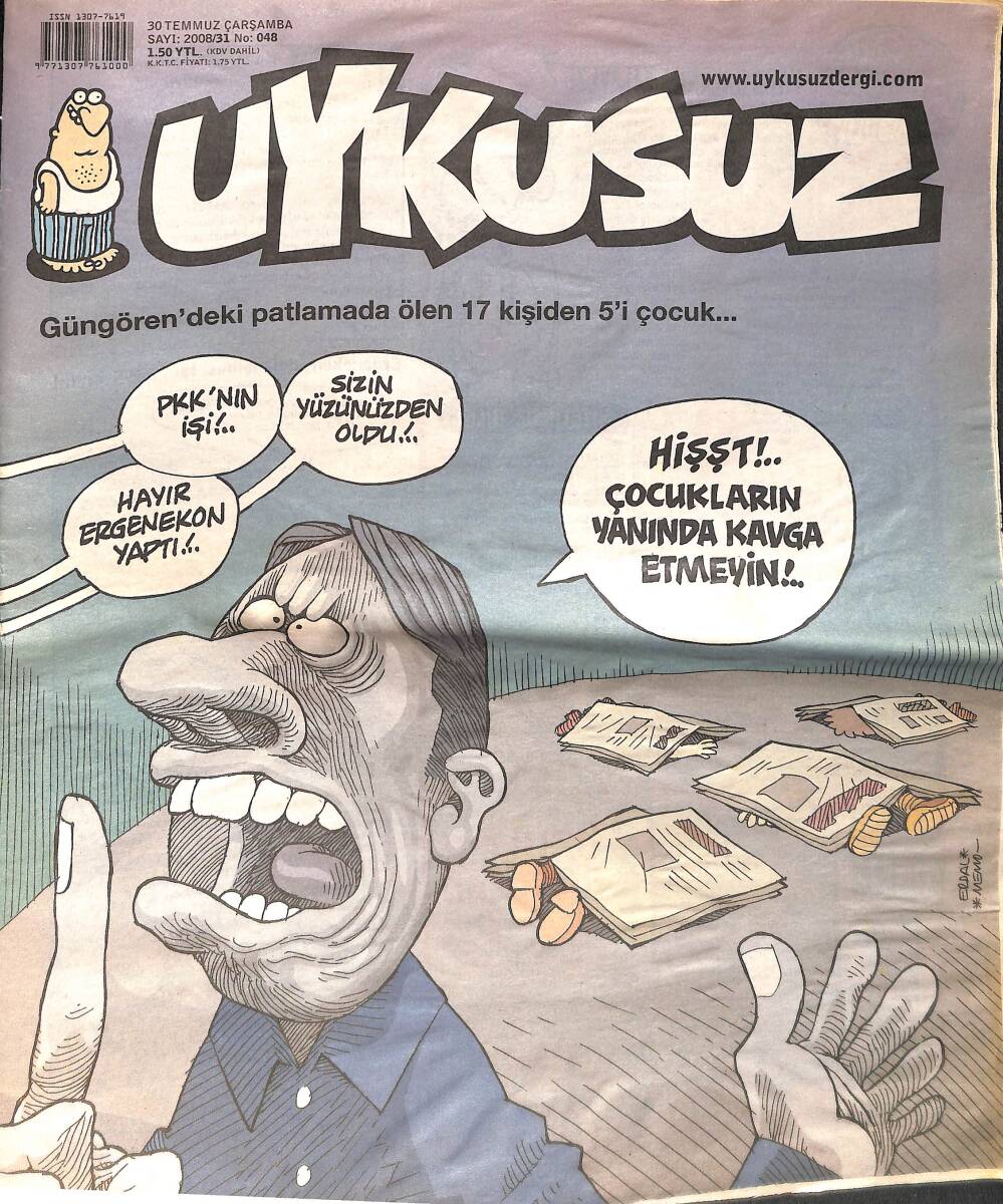 Uykusuz Mizah Dergisi 30 Temmuz 2008 No: 048 NDR98508 - 1