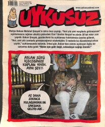 Uykusuz Mizah Dergisi 4 Kasım 2010 Perşembe Sayı45 No166 Aslan Sütü İçeceğinize Kaplan Yiyin,Aynı Şey!!. NDR73870 - Gökçekoleksiyon
