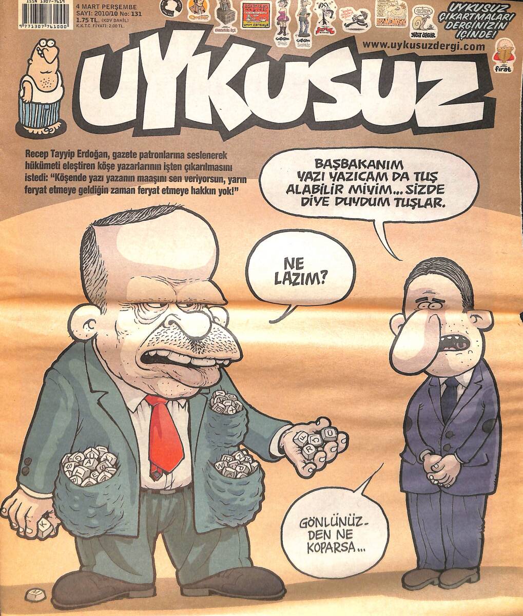 Uykusuz Mizah Dergisi 4 Mart 2010 No: 131 NDR98510 - 1
