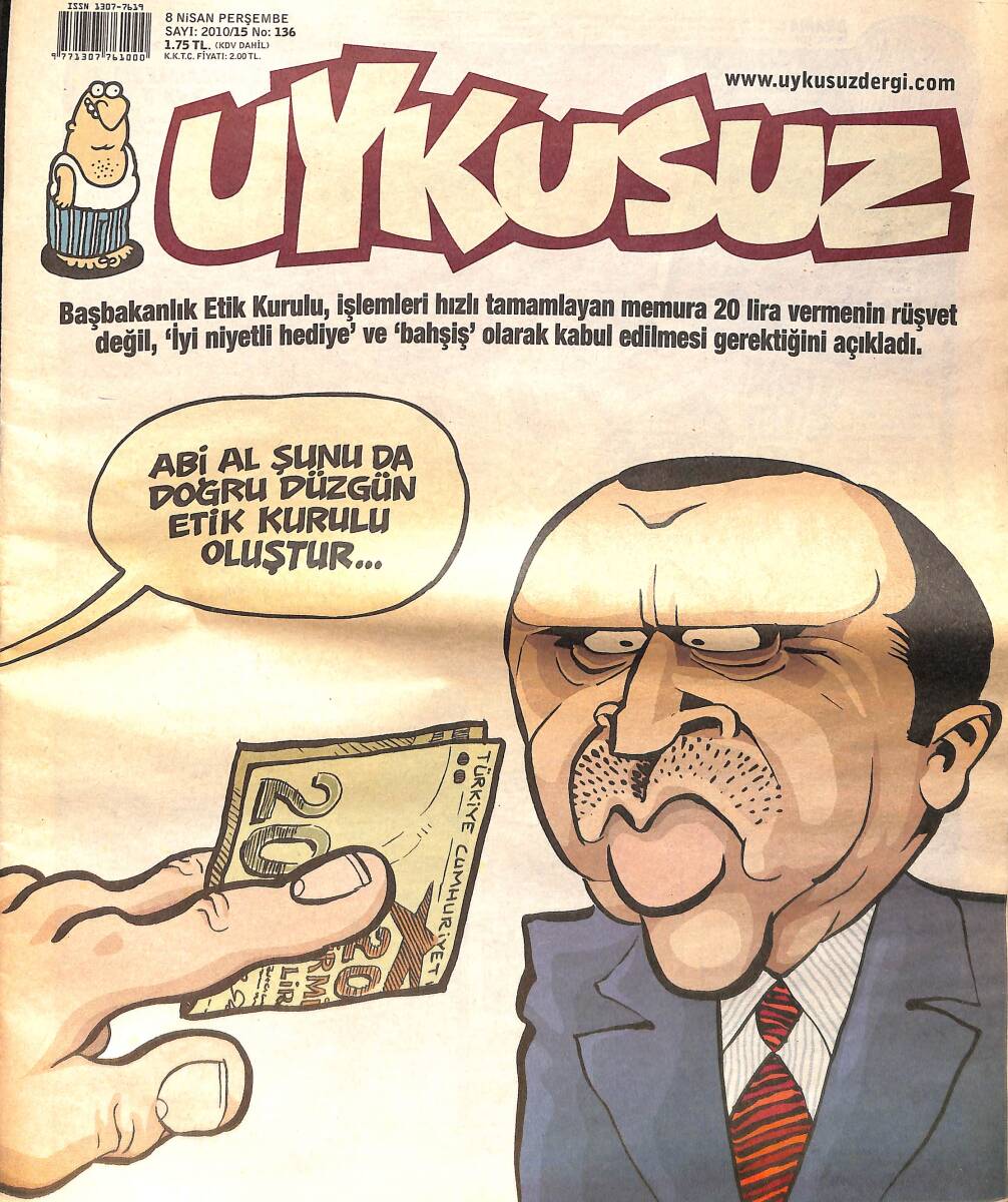 Uykusuz Mizah Dergisi 8 Nisan 2010 No: 136 NDR98505 - 1