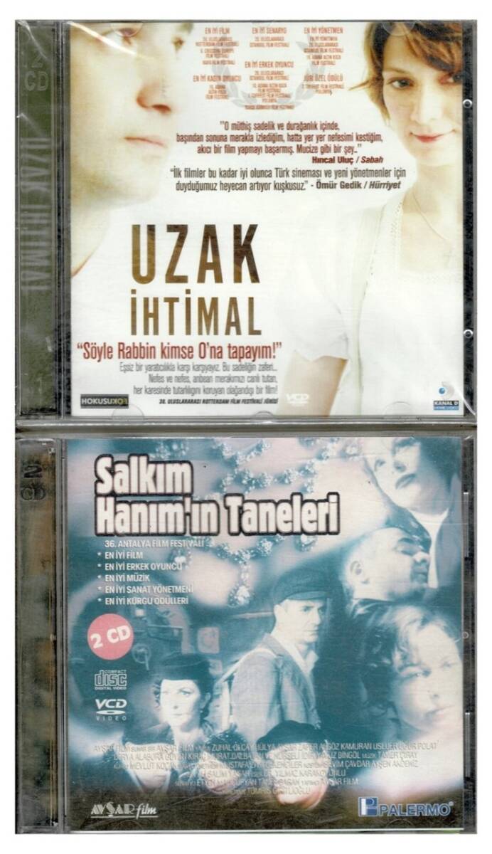 Uzak İhtimal Salkım Hanımın Taneleri - 2 Adet VCD Film VCD847 - 1