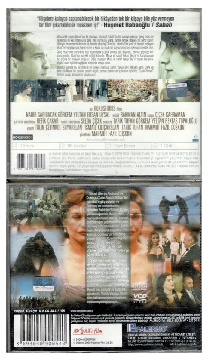 Uzak İhtimal Salkım Hanımın Taneleri - 2 Adet VCD Film VCD847 - 2