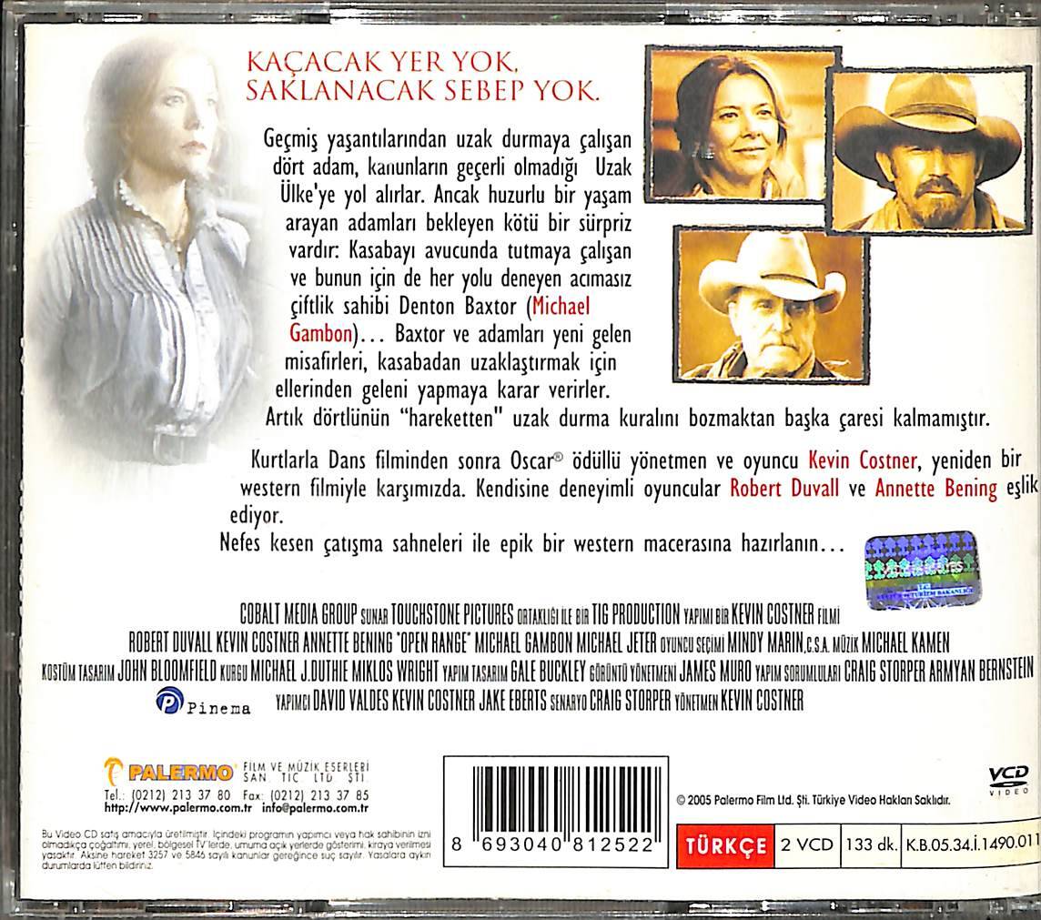 Uzak Ülke/Open Range Orijinal VCD Film VCD29163 - 2