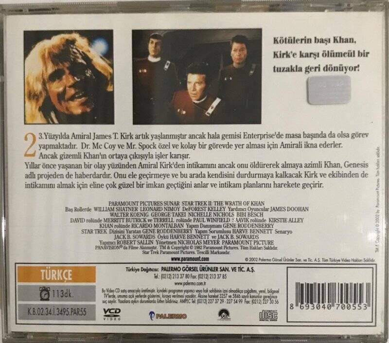 Uzay Yolu 2 İmparatorun Öfkesi VCD Film VCD5241 - 2