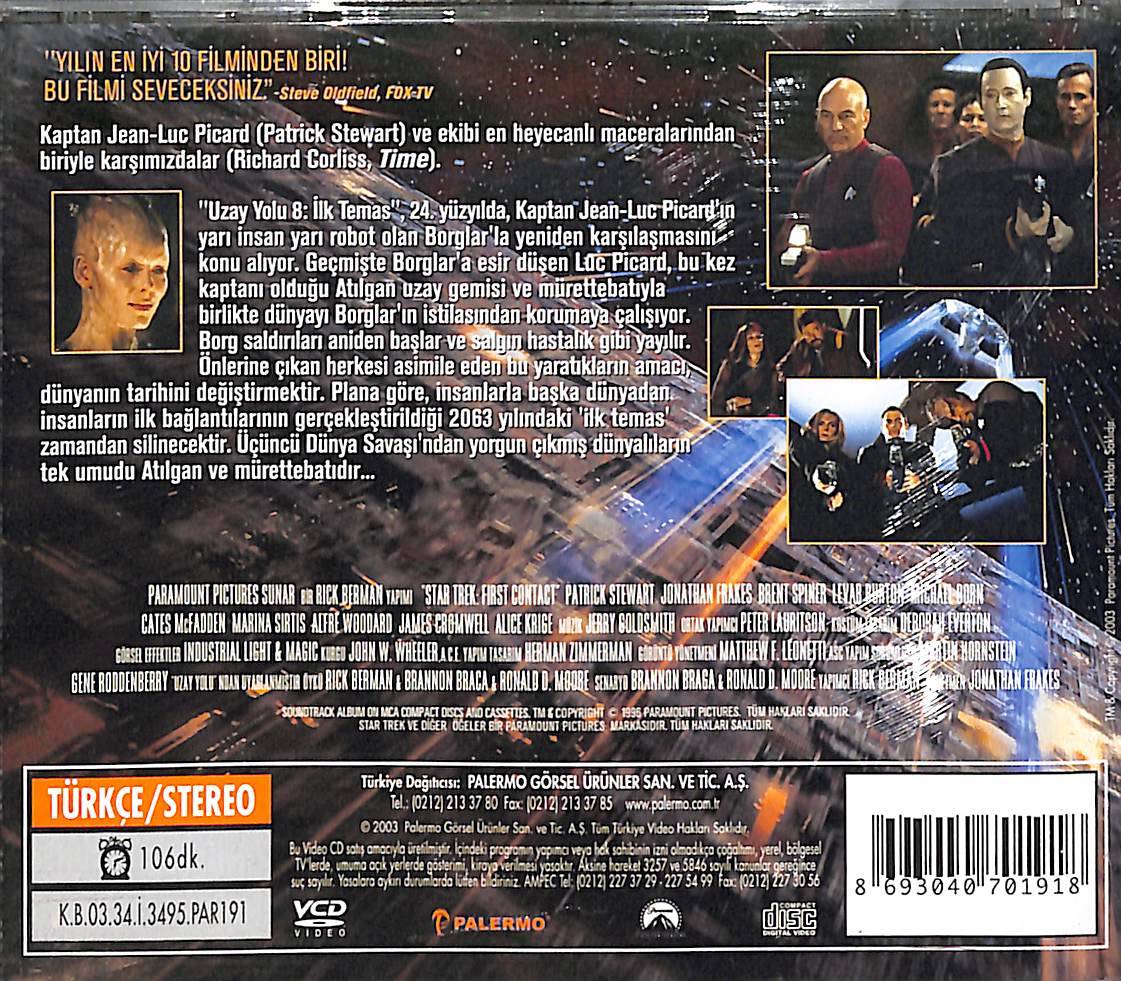 Uzay Yolu VIII: İlk Temas - Star Trek: First Contact (1996) Orijinal VCD Film VCD28464 - 2