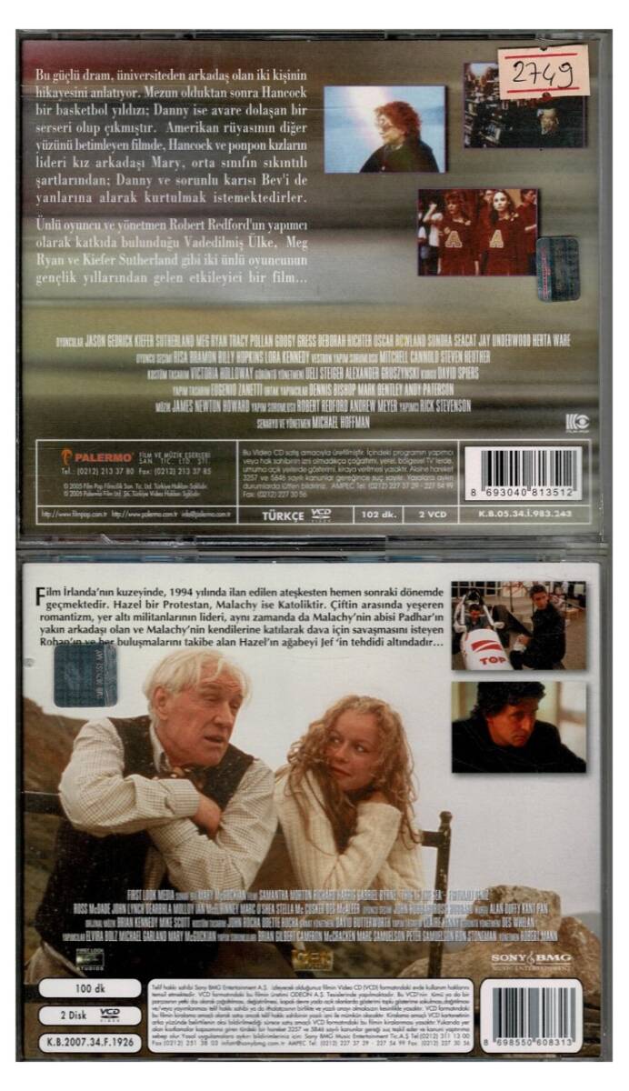 Vadedilmiş Ülke Fırtınalı Deniz - 2 Adet VCD Film VCD1315 - 2