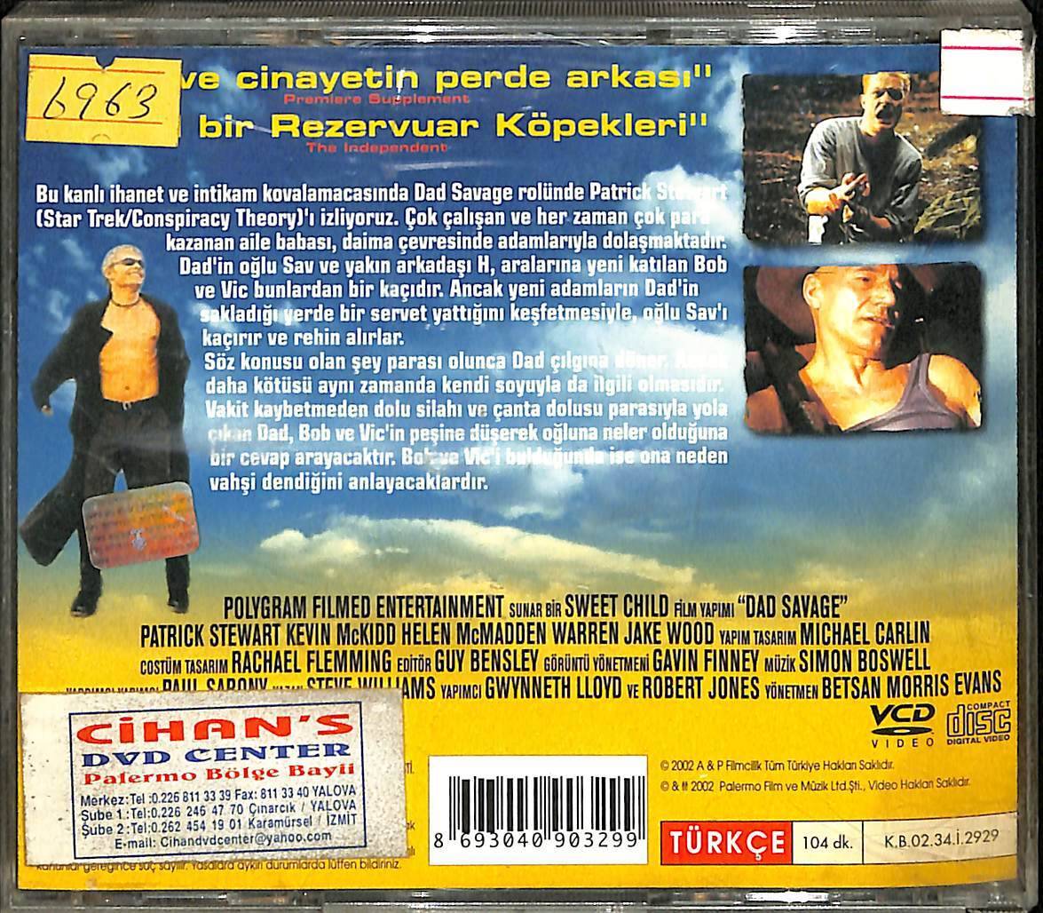 Vahşi Kin (Patrick Stewart) VCD Film VCD14261 - 2