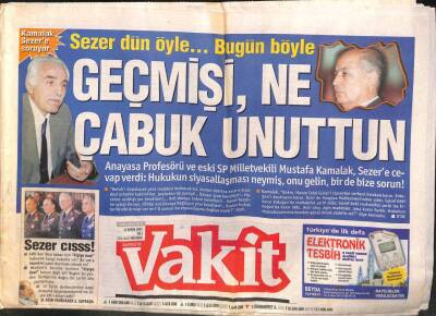 Vakit Gazetesi 12 Kasım 2002 - ErdoğanEceviti Kaale Almam GZ103824 - 1