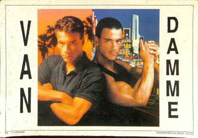 Van Damme Büyük Boy Kartpostal (34x24 cm) KRT13028 - 1