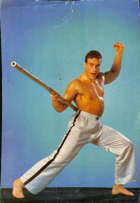 Van Damme Büyük Boy Kartpostal (34x24 cm) KRT13031 - 1