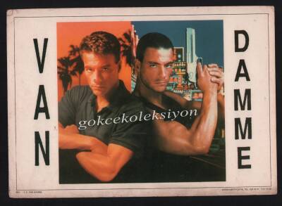 Van Damme Büyük Boy Tematik Kartpostalı KRT4733 - 1