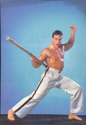 Van Damme Eski Büyük Boy Kartpostal (24x34 cm) KRT12907 - 1