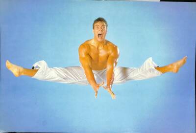 Van Damme Eski Büyük Boy Kartpostal (34x22 cm) KRT12886 - 1