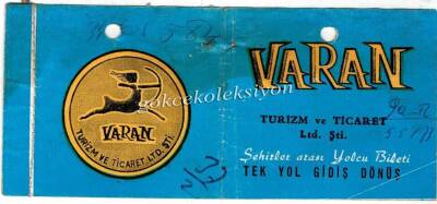 Varan Otobüs Yolcu Bileti EFM439 - 1