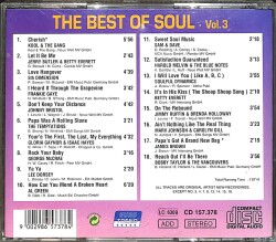 Various - The Best Of Soul Vol.3 CD (İkinci El) CD4033 - 2