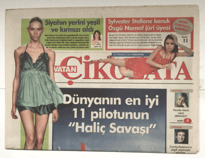 Vatan Çikolata Eki Gazetesi 29 Temmuz 2006 - Dünyanın En İyi 11 Pilotunun Haliç Savaşı GZ5286 - 1