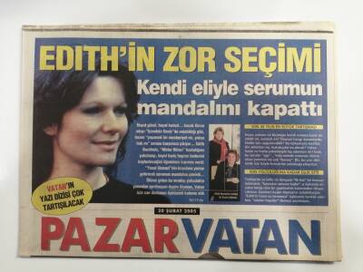 Vatan Gazatesi 20 Şubat 2005-Edıthin Zor Seçimi-GZ14459 - 1