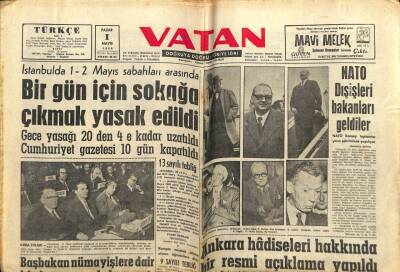 Vatan Gazetesi 1 Mayıs 1960 - Chessman Yarın İdam Edilecek GZ78949 - 1