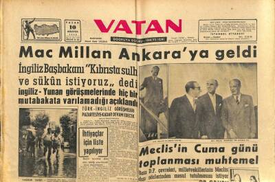 Vatan Gazetesi 10 Ağustos 1958 - Ratip Tahir Cezaevinden 3 Saat Erken Tahliye Edildi GZ91065 - 1