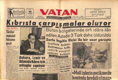 Vatan Gazetesi 10 Haziran 1958 - İngiltere Ankara Radyosunun Halkı Tahrik Ettiğini İddiaya Kalkıştı GZ90399 - 1