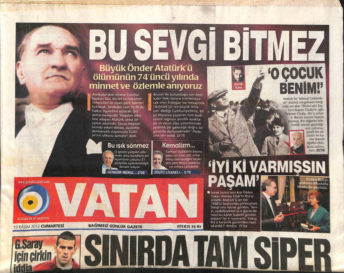 Vatan Gazetesi 10 Kasım 2012 - Ebru Gündeş Yeni Otomobiliyle Görüntülendi - Sınırda Tam Siper GZ160076 - 1