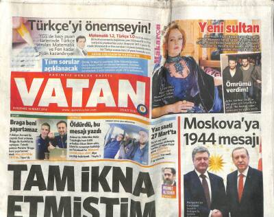 Vatan Gazetesi 10 Mart 2016 - Arda Turan Kardeşi Okanın Yaş Günü İçin İstanbula Geldi GZ100641 - 1