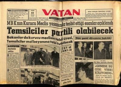 Vatan Gazetesi 11 Aralık 1960 - Adnan Menderes,Hasan Polatkan Ve Gemi Davası GZ78869 - 1