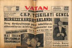 Vatan Gazetesi 11 Aralık 1962 - CHP Teşkilatı Genel Merkeze Karşı Ayaklandı GZ64804 - 2