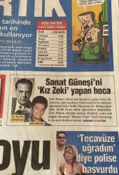 Vatan Gazetesi 11 Eylül 2005 - Sanat Güneşi Zeki Müreni Kız Zeki Yapan Hoca GZ96041 - 2