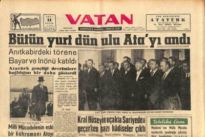 Vatan Gazetesi 11 Kasım 1958 - Montgomerynin Kıbrıs Valisi Olması İstendi GZ90420 - 1