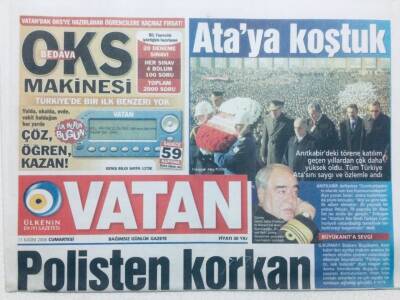 Vatan Gazetesi 11 Kasım 2006 - Özlem Uzan Fasta Hasta Oldu GZ43000 - 1
