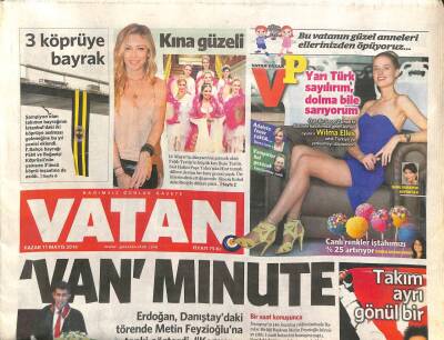 Vatan Gazetesi 11 Mayıs 2014 - Metin Feyzioğluna Van Minute GZ104414 - 1